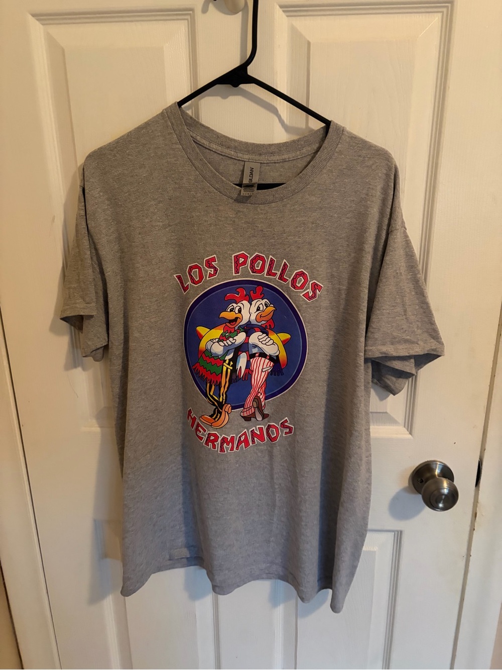 Gray Los Pollos Hermanos Graphic Tee (Breaking Bad)